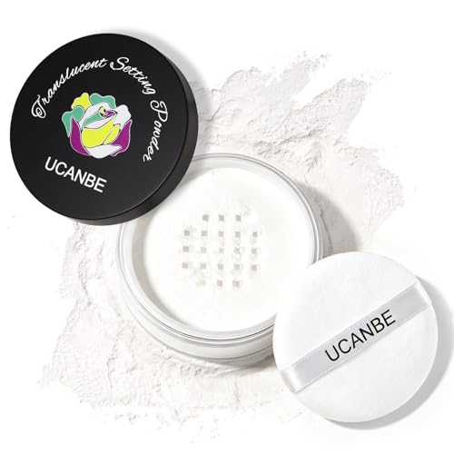 UCANBE Translucent Loose Setting Powder, Oil Control Talc-Free