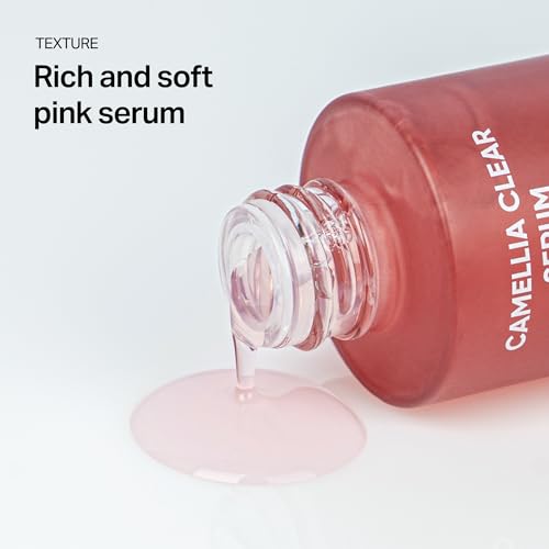Camellia Clear Daily Exfoliating Serum ? Niacinamide + AHA & PHA, Gentle Chemical Exfoliant Face Serum for Skin Texture & Tone, Hydrating Korean Pore Minimizer for Face