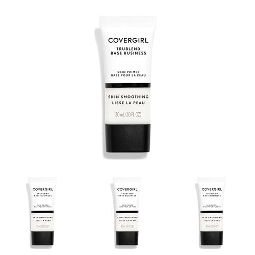 COVERGIRL Base Business Face Primer, Skin Smoothing 100, 1.01 Ounce (Pack of 4)