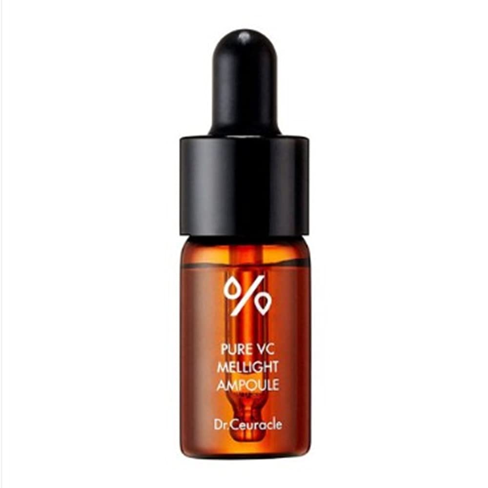 Dr.Ceuracle Pure VC Mellight Ampoule SetㅣVitamin C Powder 10% Serum for Face with Hippophae Rhamnoides Fruit Extract 59% ㅣAnti-oxidant, Firm, Clarify, Fade Pigmentationㅣleegeehaam (4EA)