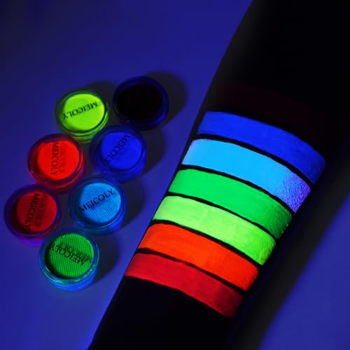 UV Glow Water Eyeliner 7 Colors - Neon Rave Fluorescent Eye Liner