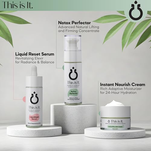 LiquidReset Serum | Natural Replenishing Elixir | Highest Grade Botanicals | Clean Beauty | Patented Ingredients | Molecular Distillation | Resets, Restores, Protects | Soothing | Anti-inflammatory |