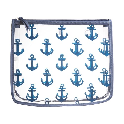 BOGG BAG Clear Zipper Insert Set of 2 | Navy Anchor