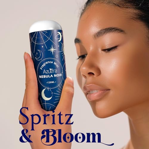Azulfra Nebula Noir Body Spray for Women - Fragrance Mist with Vanilla, Sandalwood & Musk, 4 fl oz
