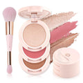 Color Nymph 3-in-1 Contour Palette with Brush & Mirror