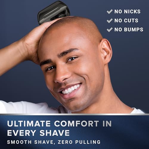 Electric Head Shaver for Bald Men: Waterproof Cordless Electric Razor for Bald Head & Hair Shaving - Close Shave, Skin-Friendly, 360¡Æ Full Coverage & Effortless Control, Easy to Clean, Wet & Dry Use