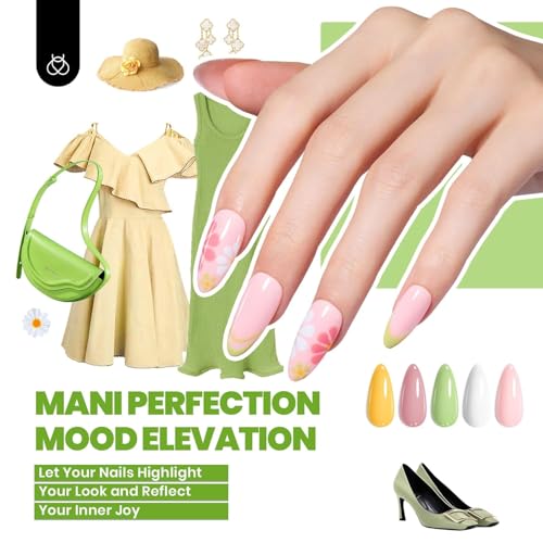 Beetles Gel Nail Polish Kit with UV Light - 35 Colors, 68 Pieces, Manicure Set