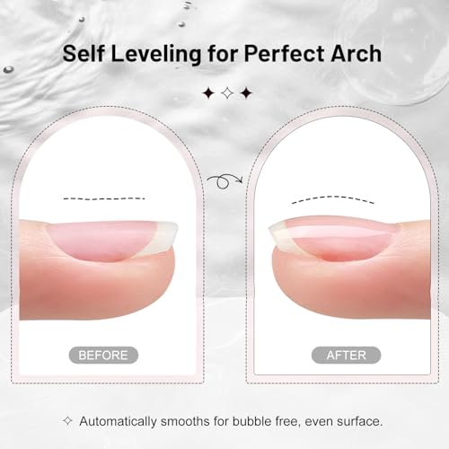 JODSONE Clear Builder Gel Set - 2 x 10ml UV/LED Nail Extension Gel
