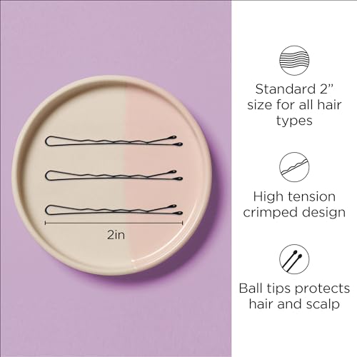 Diane Bobby Pins 2" Black, 600 Count Bulk Pack