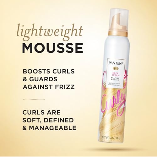 Pantene Pro-V Curl Mousse 6.6 oz (Pack of 3)
