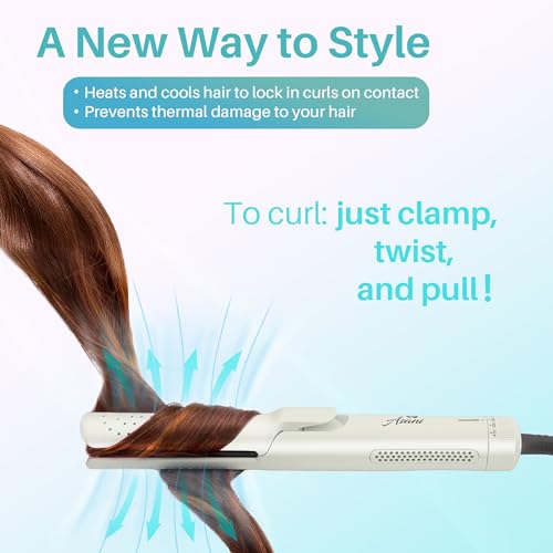 Asani 360° Airflow 2-in-1 Hair Straightener & Curling Wand
