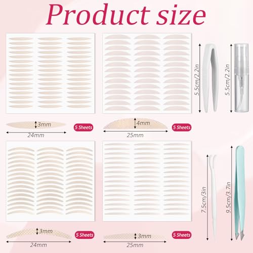930PCS Waterproof Eyelid Tape for Hooded Eyes - Natural Lift Strips