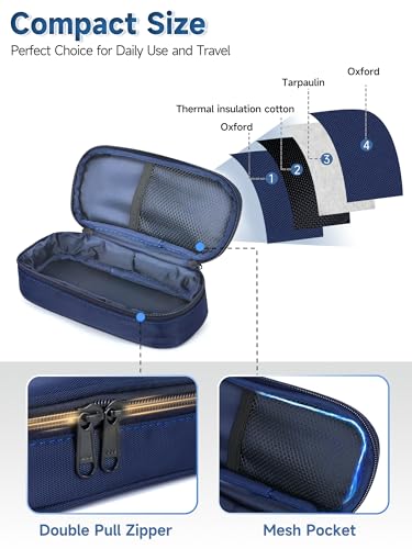 YOUSHARES TSA Approved Insulin Cooler Case with Ice Brick