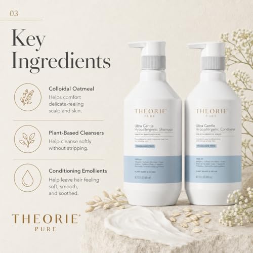 Theorie Pure Hypoallergenic Shampoo & Conditioner Set 400mL