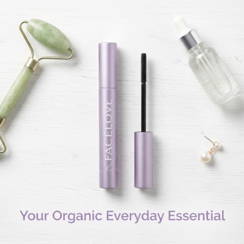 Facelove Mascara for Mature Lashes - Long Lasting Curl, Water Resistant