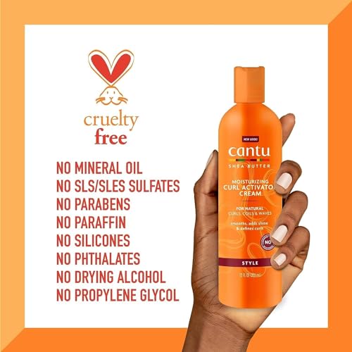Cantu Shea Butter Curl Activator Cream for Natural Hair 12oz
