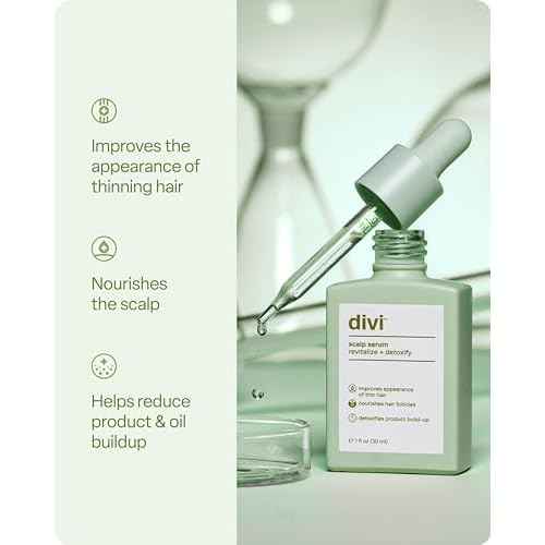 Divi Healthy Hair Bundle: Scalp Serum 1 fl oz and Hair Vitamins, 30-Day Supply