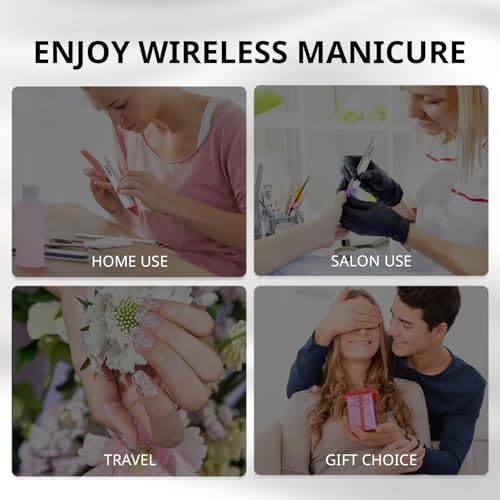 AIRSEE Mini UV LED Nail Lamp with Folding Stand - Portable Gel Light