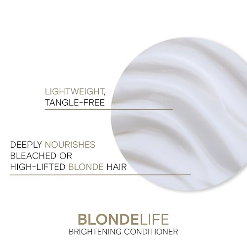Joico Blonde Life Brightening Shampoo and Conditioner | For Blonde Hair | Add Softness & Smoothness | Sulfate Free | With Monoi & Tamanu Oil