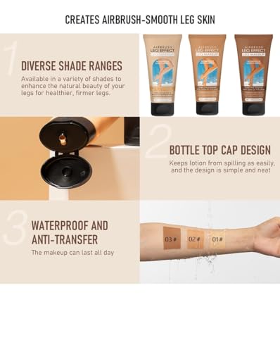 Waterproof Leg Makeup - Scar & Tattoo Cover Up for All Skin Tones