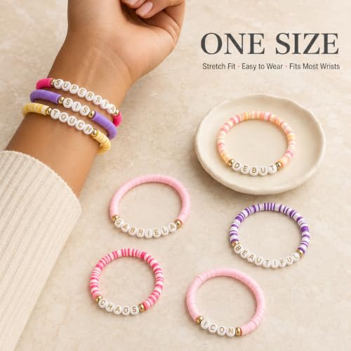 Pink Superstar Friendship Bracelets Y2K Jewelry Gifts for K. Pop Fans & Concerts - SportsLiking