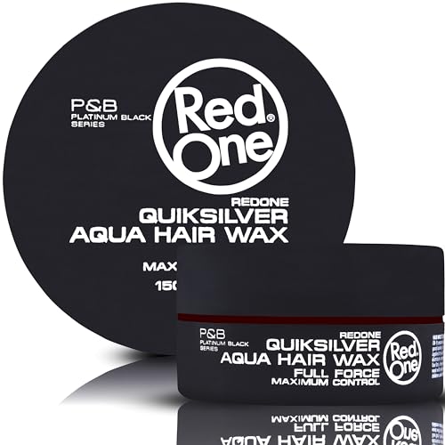 Redone Hair Styling Wax Grey 150ml | Firm Hold & Ultra Shine | Hair Gel Wax for Men & Women | Non-Sticky Finish | Maximum Control Styling Wax | Professional Barber Formula with Currant Scent