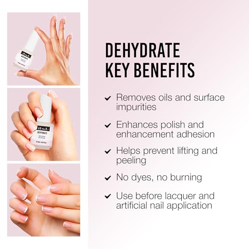 IBD Nail Dehydrator - Nail Prep Solution for Gel & Acrylic Nails, 0.5 oz