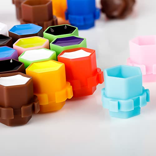 Tattoo Ink Caps 200pcs Anti-Spill Honeycomb Spliceable