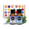 Earth N Pure Natural Essential Oil Blend- Pack of 2 | Breath Easier & Sleep Easy | 15ml each