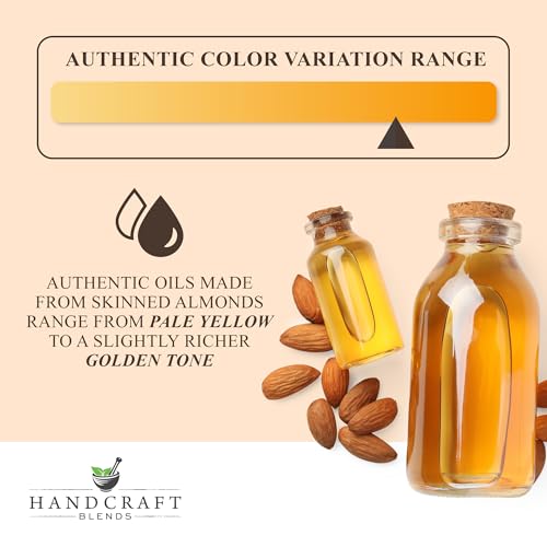 Handcraft Blends Sweet Almond Oil 16 Fl Oz | Pure Carrier Oil