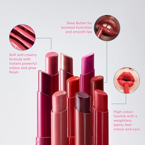 3INA The Color Lip Glow - Wild Berry Pink Lipstick