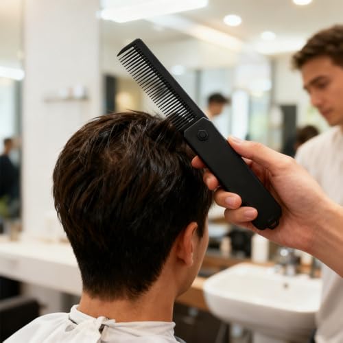 Foldable & Portable Pocket Comb for Travel, Fine Tooth Hair Beard Mustache Comb - Compact All-Purpose Grooming Tool