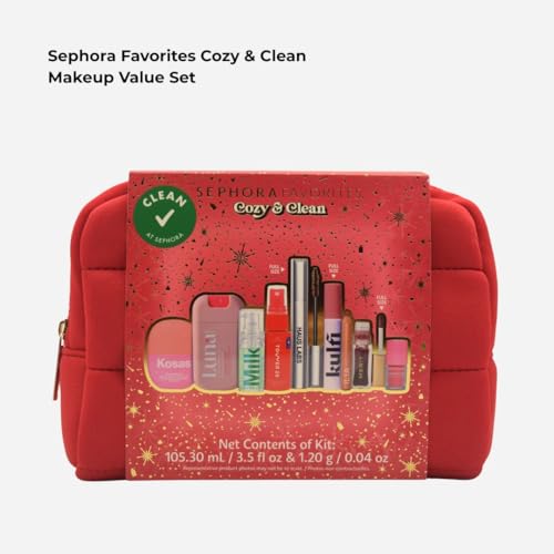Sephora Cozy & Clean Makeup Gift Set – 9 Clean Beauty Essentials