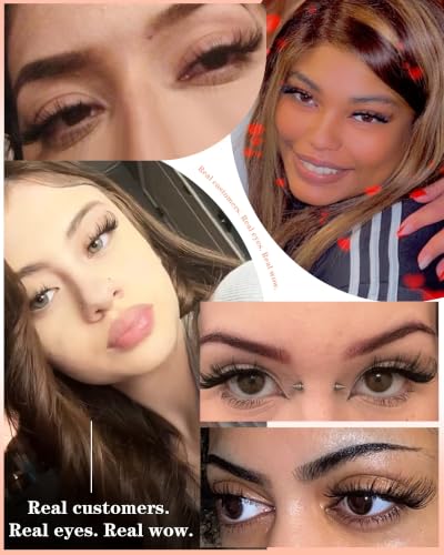 Fox Eye False Eyelashes - Wispy 7 Pairs Mink Lashes