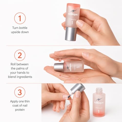 Nailtiques Formula 1 Nail Protein Treatment for Stronger Nails - 0.5 oz