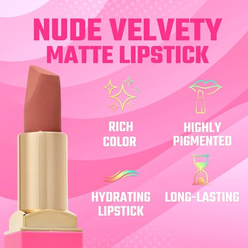 Juvia's Place Nude Velvety Matte Lipstick - Me Peachy Pink