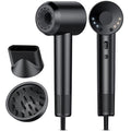 Aowoka Professional Hair Dryer 160000 RPM Ionic Blow Dryer with 500M Ions, 12 Settings, Low Noise, Lightweight