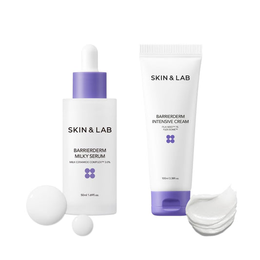 [SKIN&LAB] Barrierderm Nourishing Set Included Serum & Moisturizer for Extreme Dry Skin