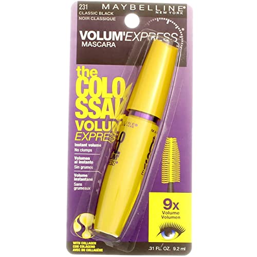 Maybelline Volum' Express Colossal Mascara Black 2 Pack