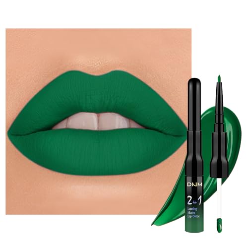 Forest Green Matte Lip Liner & Liquid Lipstick Set 24H