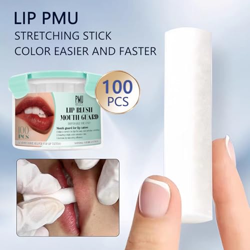 100pcs Lip Tattoo Cotton Sticks for PMU Microblading