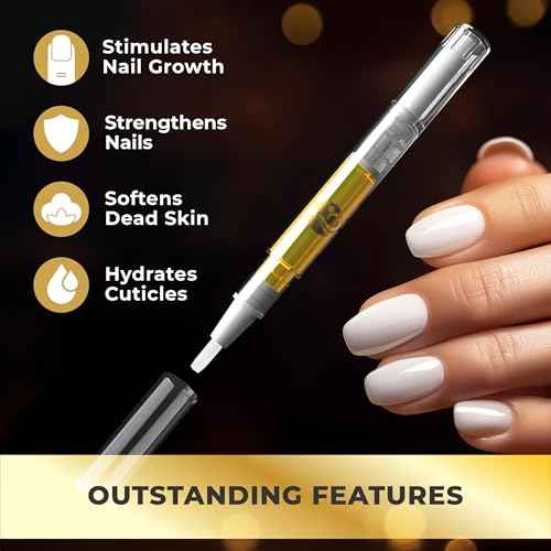 Cuticle Oil Protector Pen ? Nail Care & Strengthening Treatment for Manicures, Compatible with Gel Polish & Acrylics
