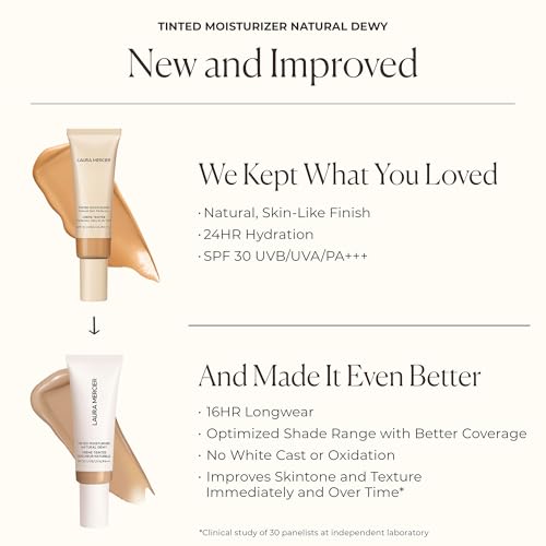 Tinted Moisturizer Natural Dewy SPF 30-3W Palomino by Laura Mercier for Women - 1.5 oz Makeup