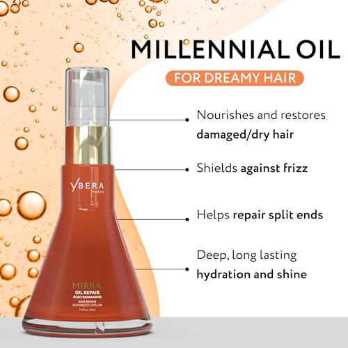 Ybera Mirra Oil - Premium Hair Repair Oil for Dry & Frizzy Hair, 60ml