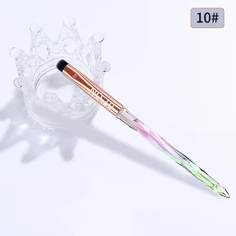 French Tip Nail Brush Size 10 - Gel Polish Cleanup Tool
