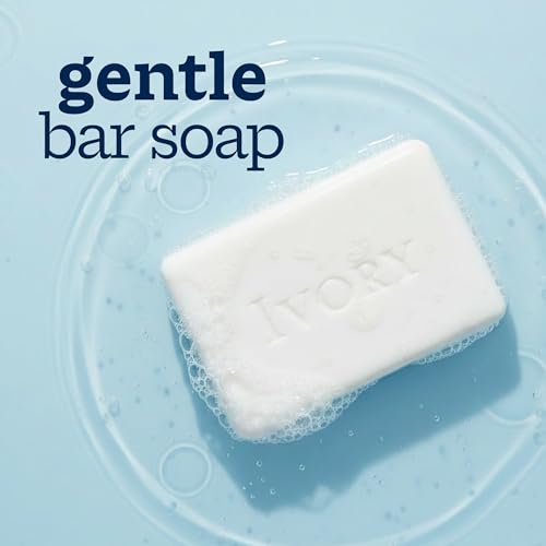Ivory Gentle Bar Soap, 99.44% Pure, 12 Count