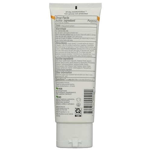 Alba Botanica Mineral Sunscreen Lotion SPF 50, Broad Spectrum, Fragrance Free, 3 Fl Oz (Packaging May Vary)