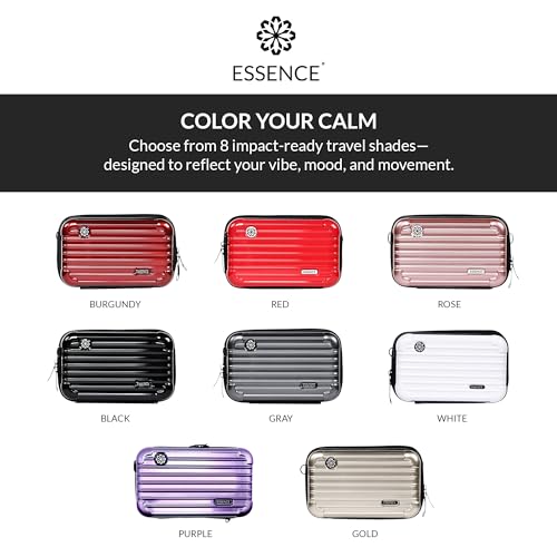 Travel Essentials Kit with Sleep Mask & Toiletries, Purple Case