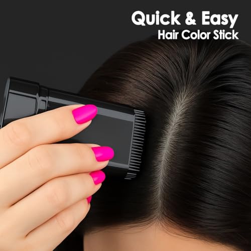 Hair Color Stick with Comb - Root Touch-Up for Men & Women