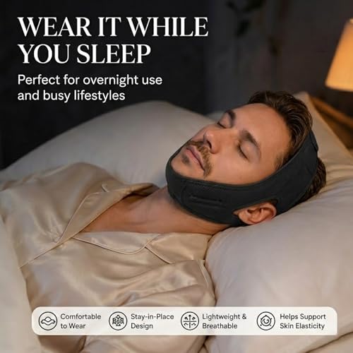 Collagen Jawline Strap for Men - Face Sculpt Wrap